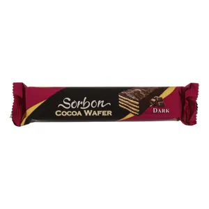 ویفر کاکائویی شکلات تلخ سوربن - 40 گرم 