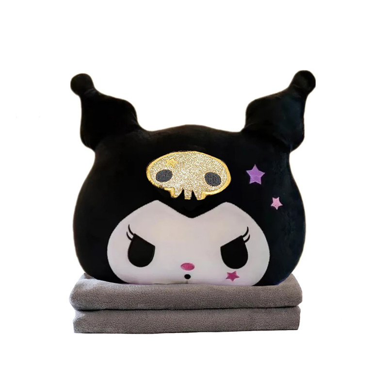 عروسک مدل کرومی ستاره کد JIM110 طول 35 سانتی‌متر به همراه پتو