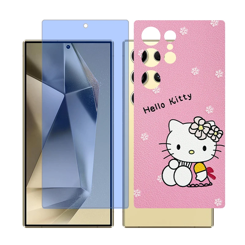 محافظ صفحه نمایش آنتی بلو گلس مدل Together مناسب برای گوشی موبایل سامسونگ S24 Ultra به همراه برچسب پوششی