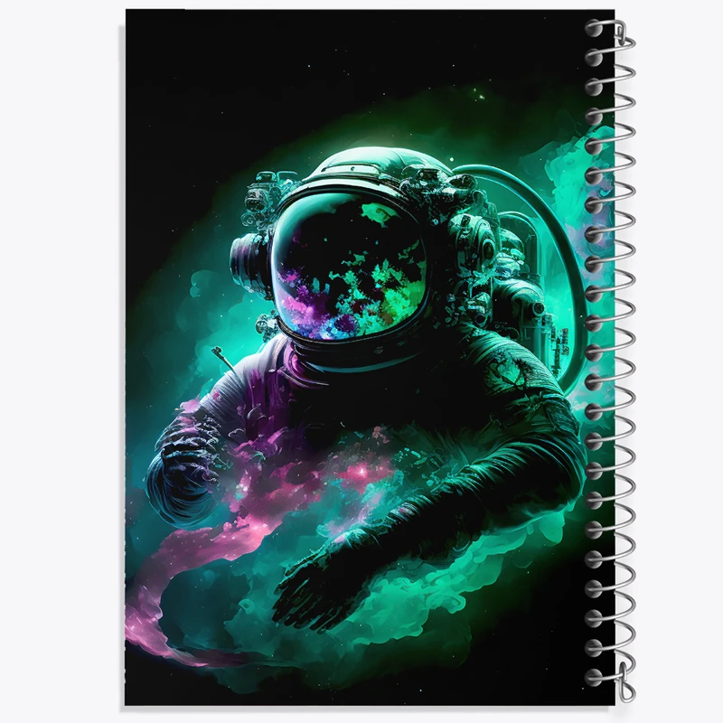 دفتر لیست خرید 50 برگ خندالو طرح فضانورد کد F6032