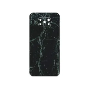 MAHOOT Graphite-Green-Marble Cover Sticker for Xiaomi Poco X3 NFC
