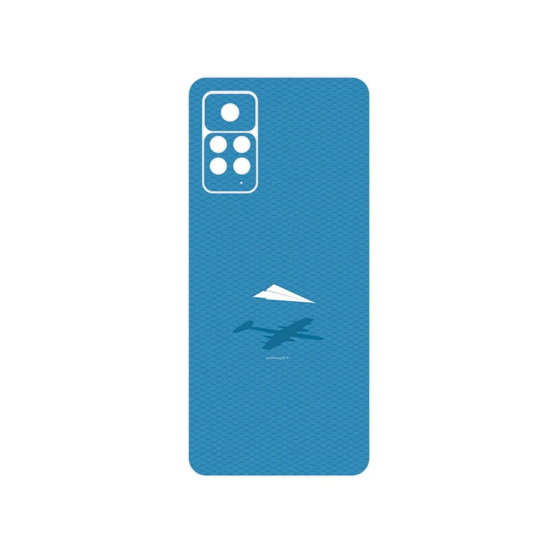 برچسب پوششی ماهوت مدل Minimal Paper Airplane مناسب برای گوشی موبایل شیائومی Redmi Note 11 Pro
