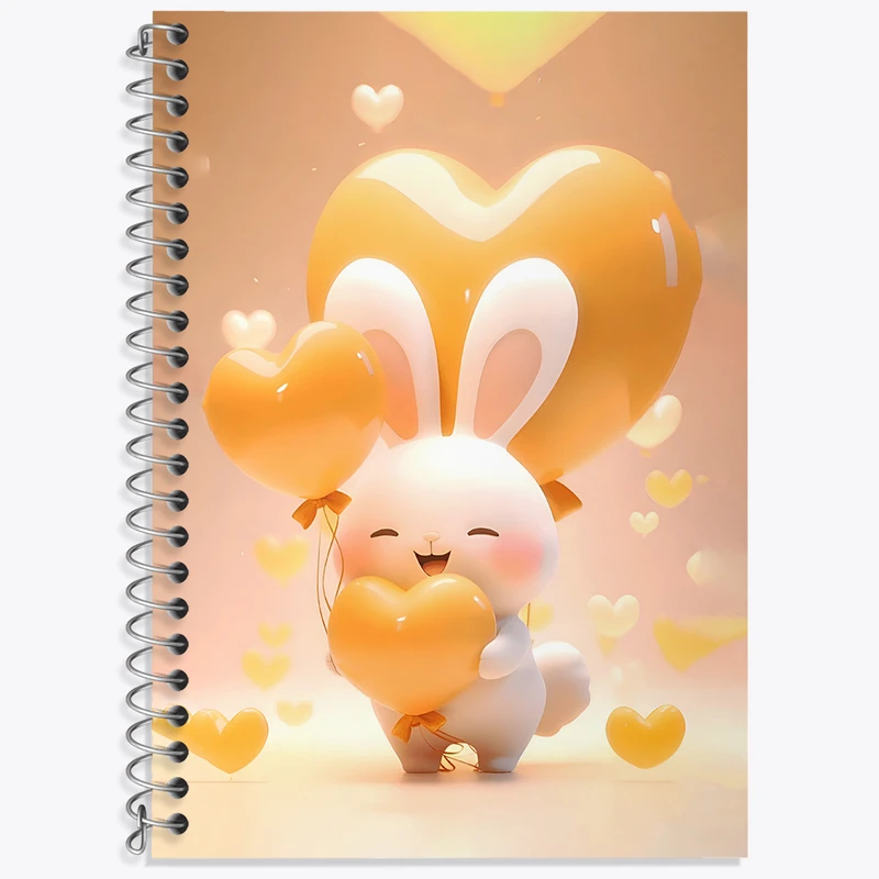 دفتر نت موسیقی 50 برگ خندالو طرح خرگوش کیوت کد N4057