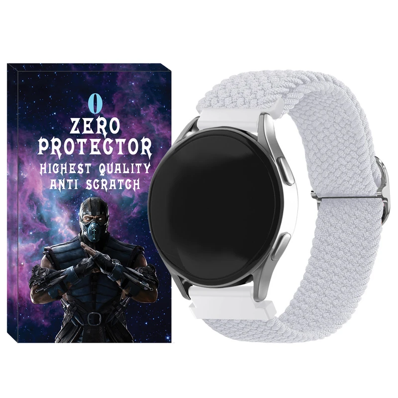 بند زیرو مدل Braided ZR مناسب برای ساعت هوشمند سامسونگ Galaxy watch 4 40mm / watch 4 44mm / watch 4 Classic 42mm / watch 4 classic 46mm