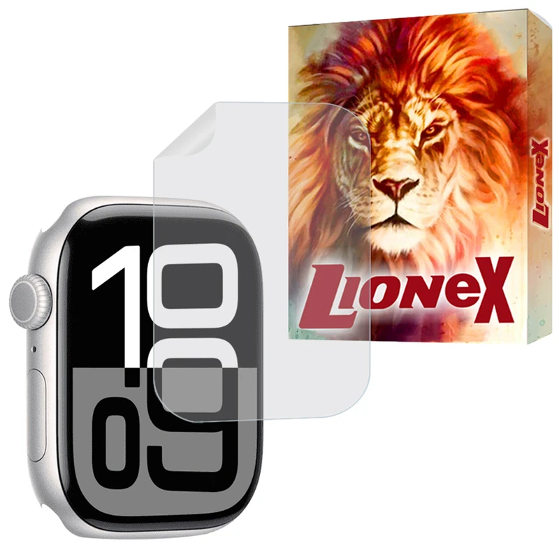 محافظ صفحه نمایش لایونکس مدل NNOL20 مناسب برای اپل واچ Watch Series 10 46mm