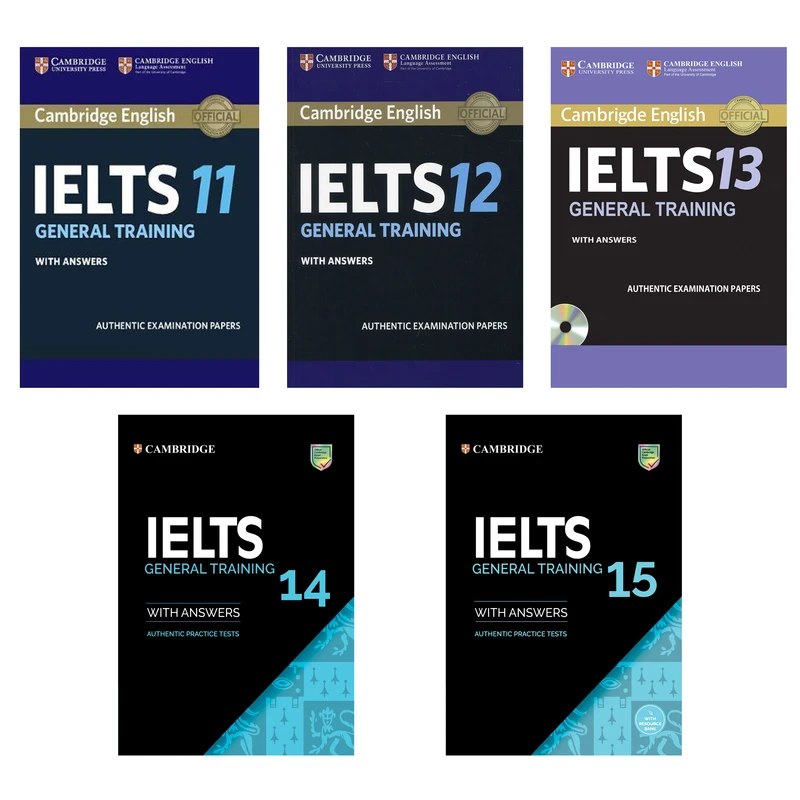 کتاب Cambridge IELTS General اثر جمعی از نویسندگان انتشارات هدف نوین جلد 11 تا 15