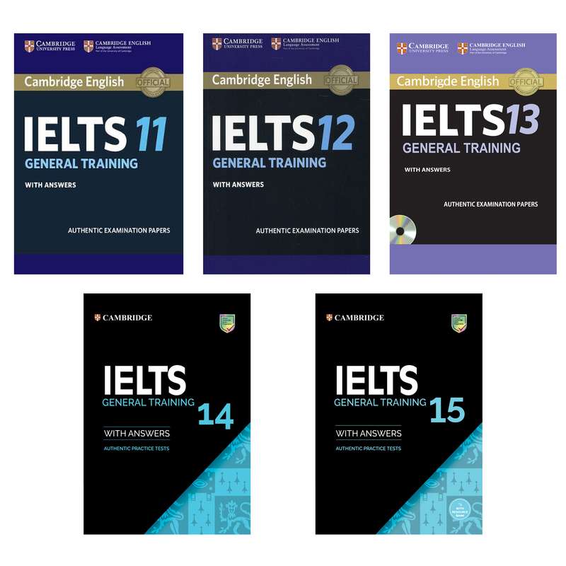 کتاب Cambridge IELTS General اثر جمعی از نویسندگان انتشارات هدف نوین جلد 11 تا 15