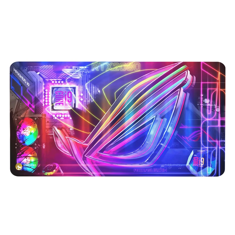 ماوس پد مخصوص بازی هومرو مدل MX021 طرح Asus Computer hardware company