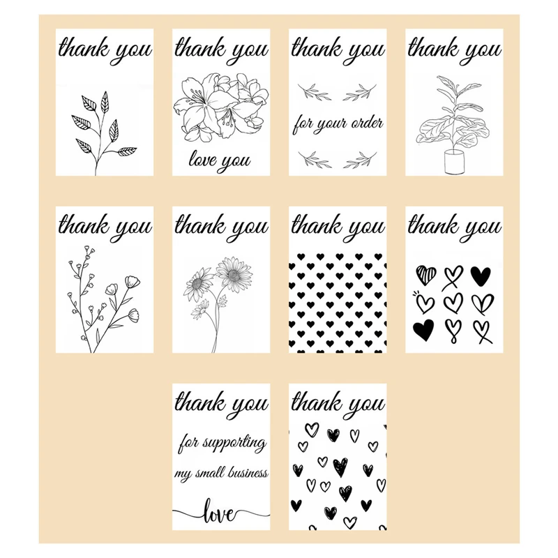 برچسب مدل تشکر آنلاین شاپ طرح GV3451 کد 015 مجموعه 50 عددی