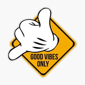 استیکر موبایل و لپ تاپ طرح VIBE کد 016 