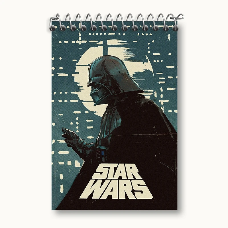 دفتر یادداشت 50 برگ خندالو مدل جنگ ستارگان (Star Wars) کد F1770