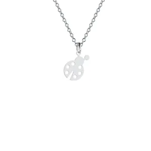 گردنبند نقره زنانه هایکا مدل کفش دوزک کد n.ha2-57