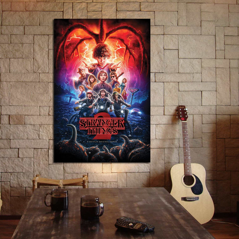 تابلو شاسی مدل STRANGER THINGS کد 6