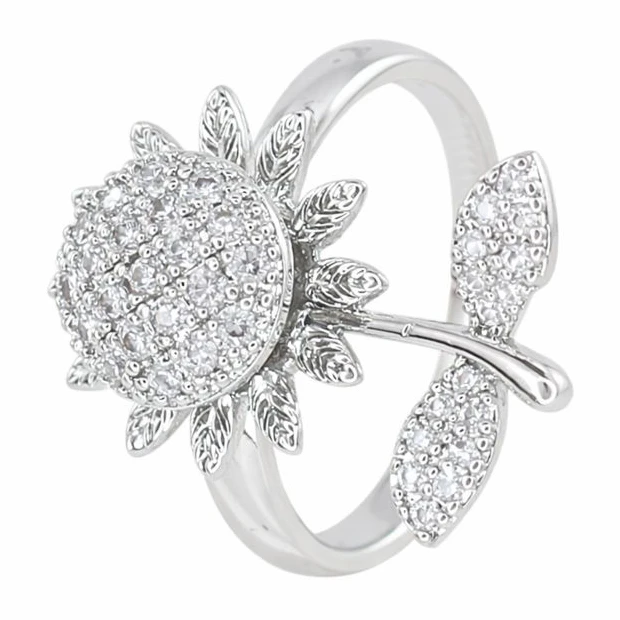 انگشتر زنانه زودیکا مدل اسپینری کد AAE858