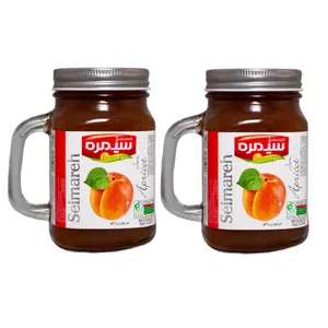 مربای ماگ زردآلو سیمره - 580 گرم بسته 2 عددی
