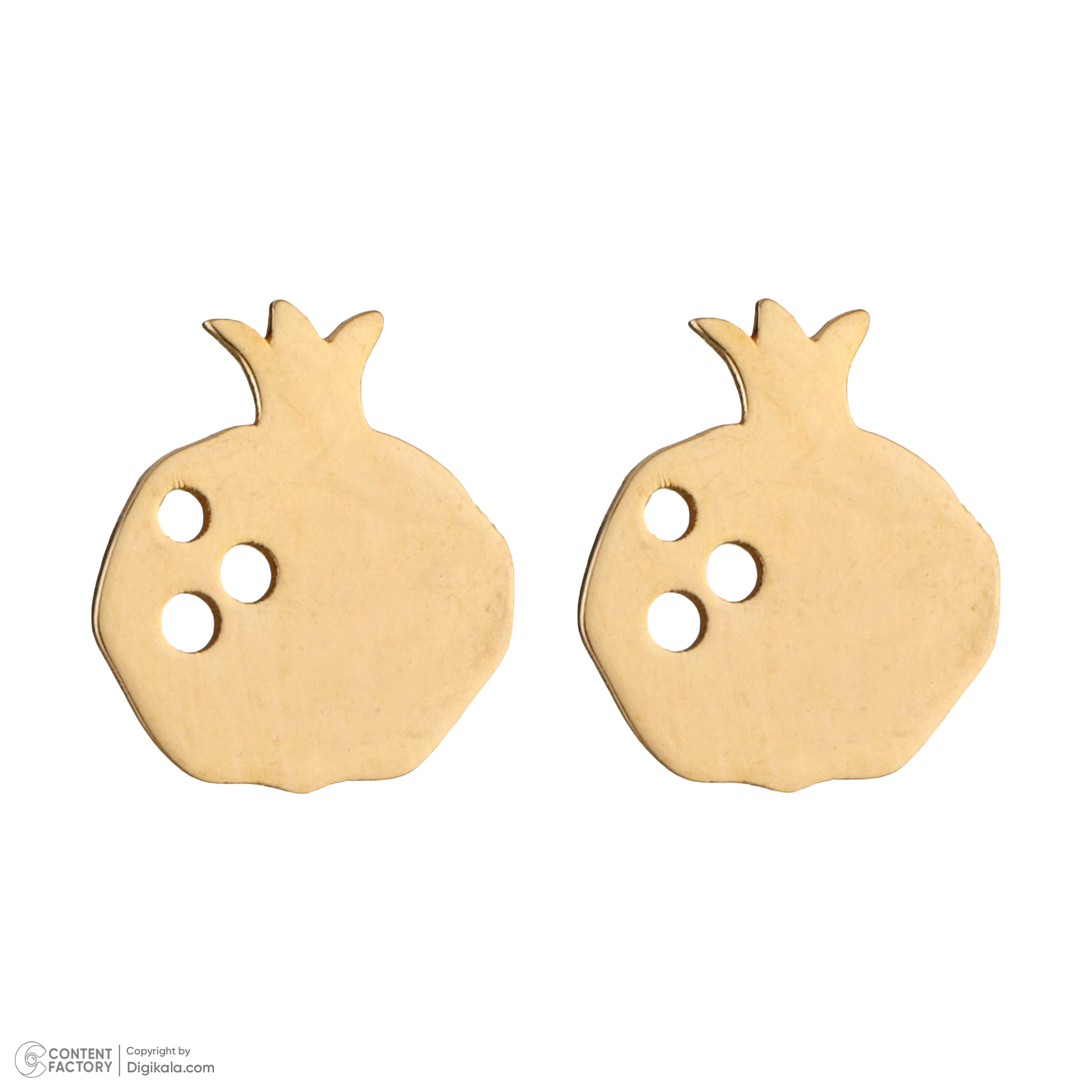 گوشواره طلا 18 عیار زنانه پرسته مدل WE125