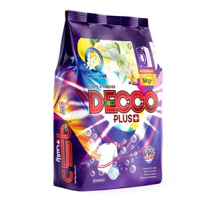  پودر ماشین لباسشویی دکو پلاس مدل optical clean وزن 5000 گرم