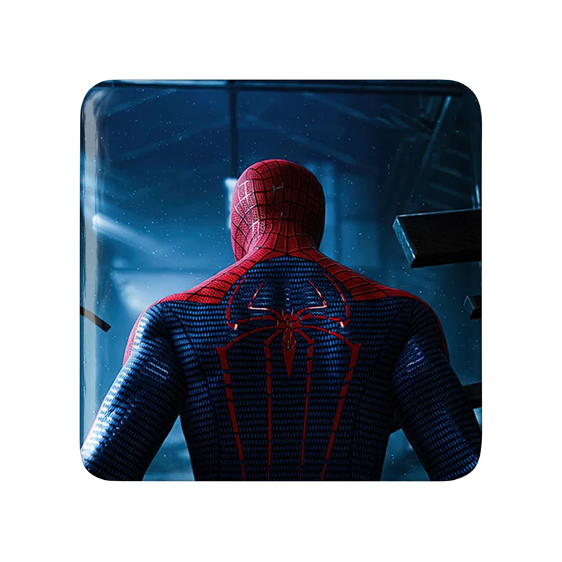 پیکسل خندالو طرح پیتر پارکر مردعنکبوتی مدل مربعی کد 30819