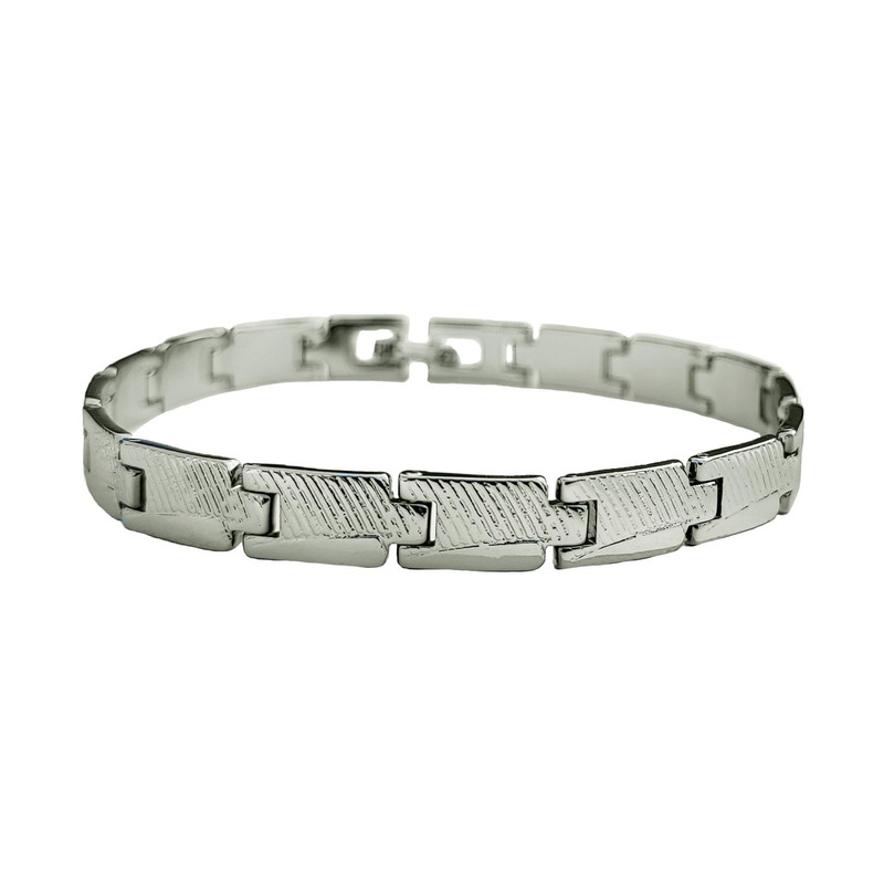 دستبند مردانه مدل استیل کد DS1025
