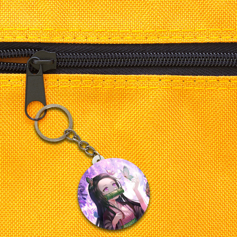 جاکلیدی خندالو مدل نزوکو انیمه شیطان کش کد 27033 جاکلیدی خندالو مدل نزوکو انیمه شیطان کش کد 27033