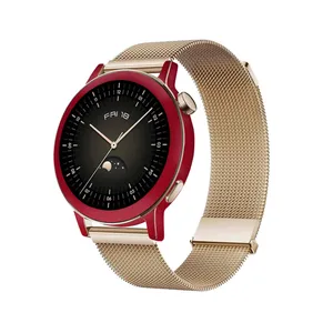 برچسب ماهوت طرح Matte-Warm-Red مناسب برای ساعت هوشمند هوآوی Watch GT 3 42mm