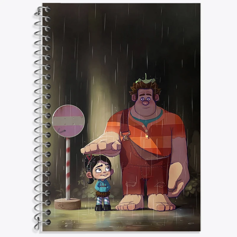 دفتر لغت 50 برگ خندالو طرح رالف خرابکار کد F2175