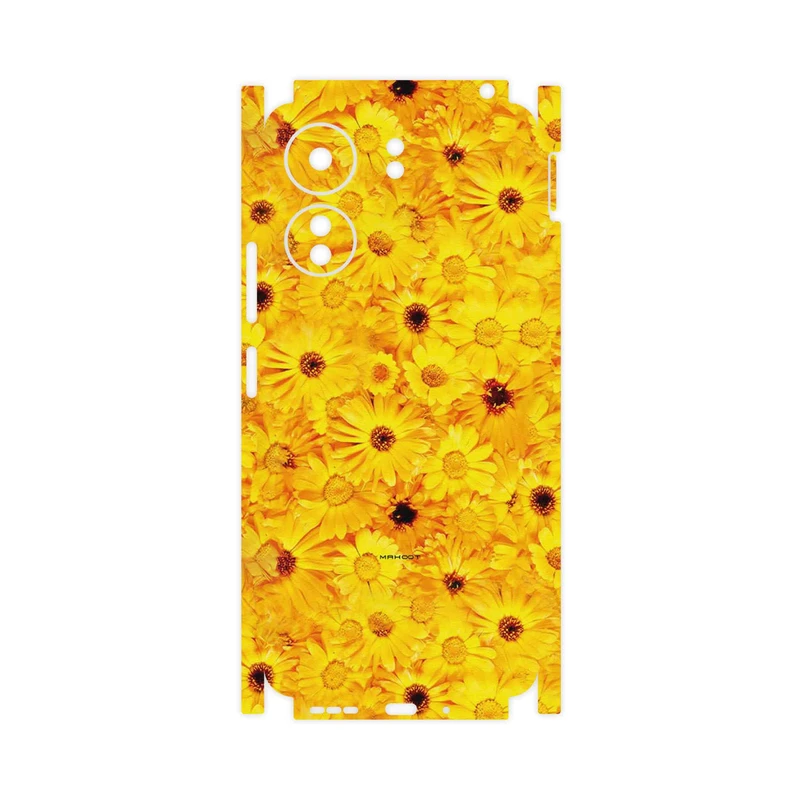 برچسب پوششی ماهوت مدل Yellow_Flower-FullSkin مناسب برای گوشی موبایل شیائومی Redmi 13C