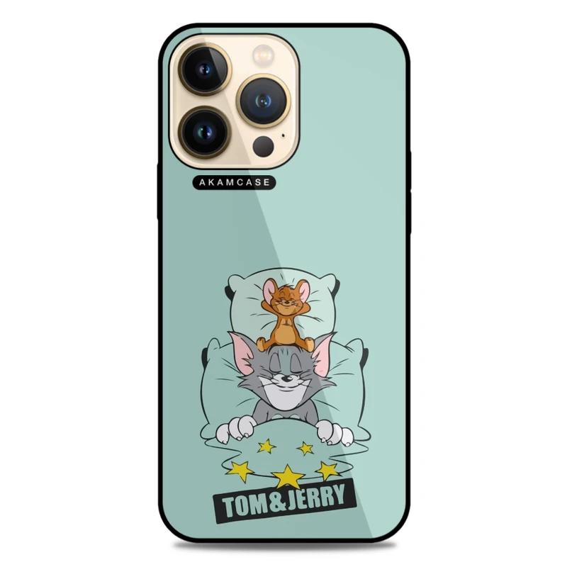 کاور آکام مدل AMC-WA13PRO-TOM & JERRY10 مناسب برای گوشی موبایل اپل iPhone 13 Pro