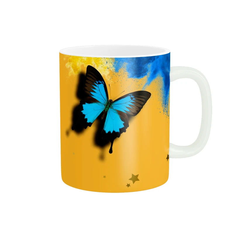  ماگ پاد آفرین طرح پروانه کد 1417