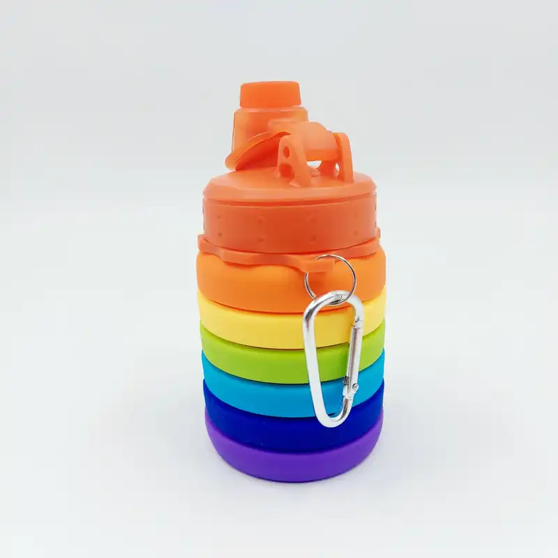 قمقمه مدل سیلیکون تاشو گنجایش 0.5 لیتر