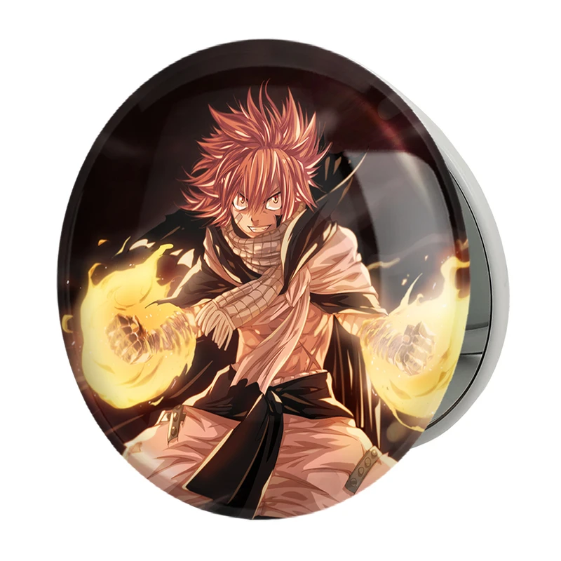 آینه جیبی خندالو طرح ناتسو انیمه فری تیل Fairy Tail مدل تاشو کد 16526 