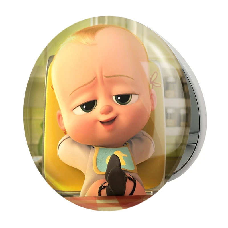 آینه جیبی خندالو طرح انیمیشن بچه رئیس The Boss Baby مدل تاشو کد 1365 