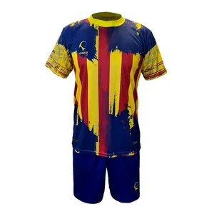 ست تی شرت آستین کوتاه و شلوارک ورزشی مردانه مدل Barcel