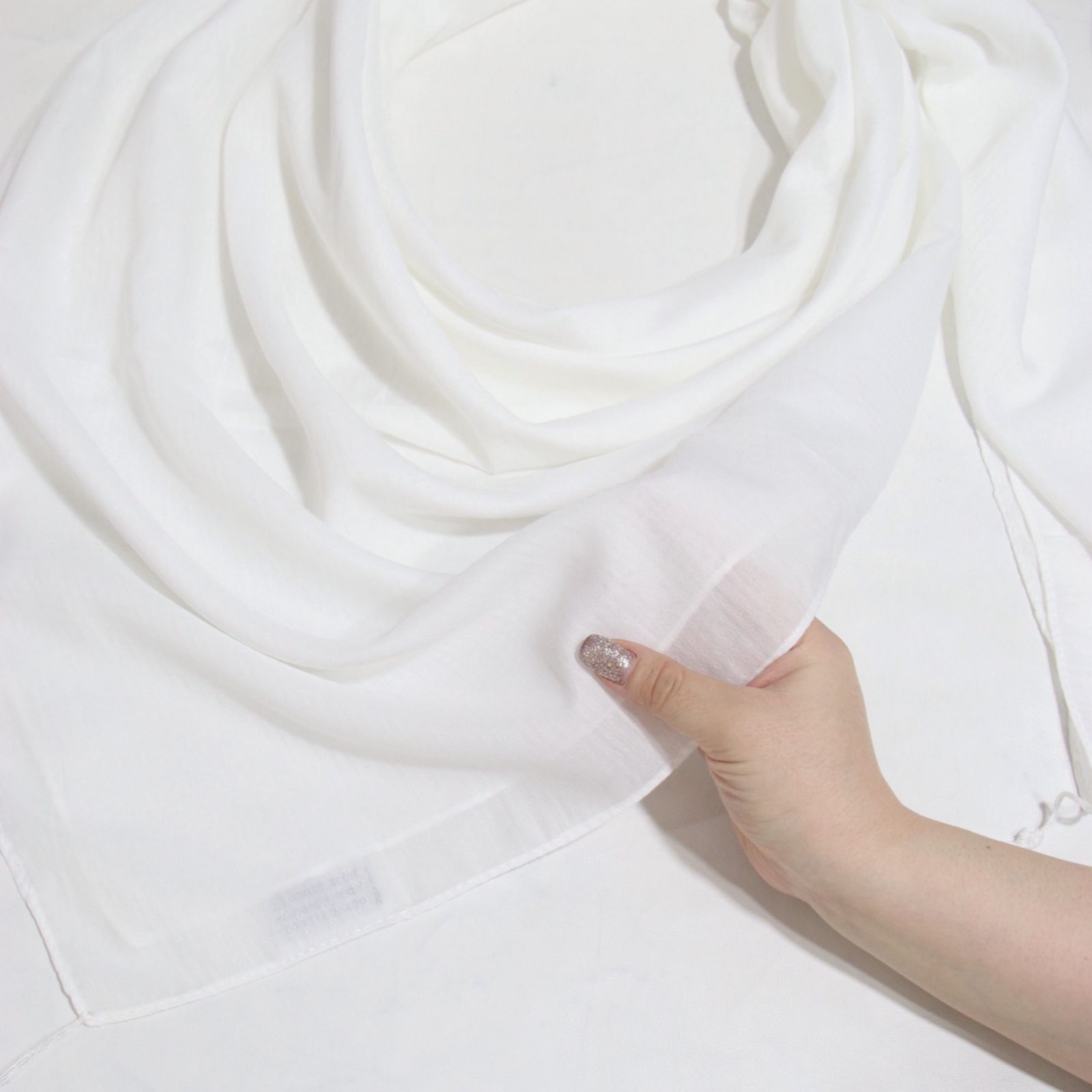 روسری زنانه مدل نخی تابستانه ساده خنک کد 4098 -  - 12