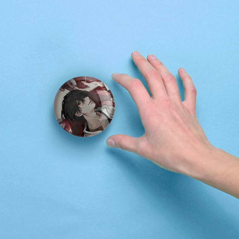 آینه جیبی خندالو مدل یوشیدا انیمه مرد اره ای Chainsaw Man  کد 22330