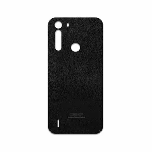 MAHOOT Black-Leather Cover Sticker for Motorola One Fusion