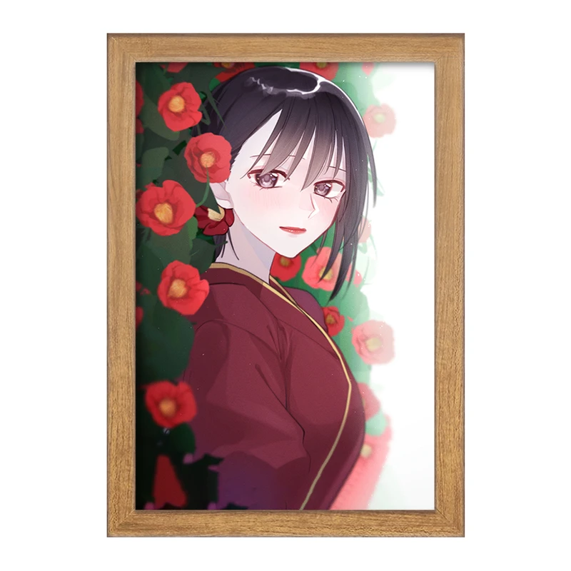 تابلو خندالو مدل آکیتو انیمه سبد میوه کد 33993