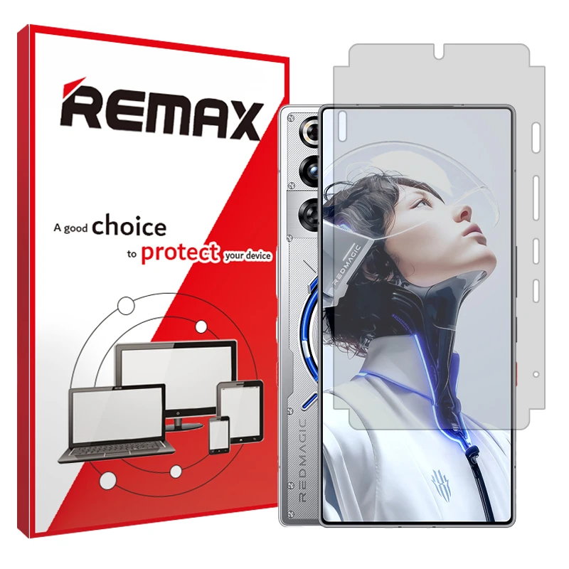 محافظ صفحه نمایش شفاف ریمکس مدل هیدروژلی مناسب برای گوشی موبایل زد تی ای nubia RedMagic 11 Pro Plus