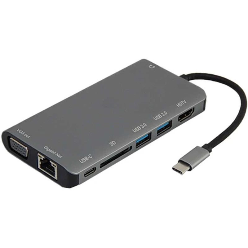 هاب داک استیشن هشت پورت USB-C مدل 9591BD