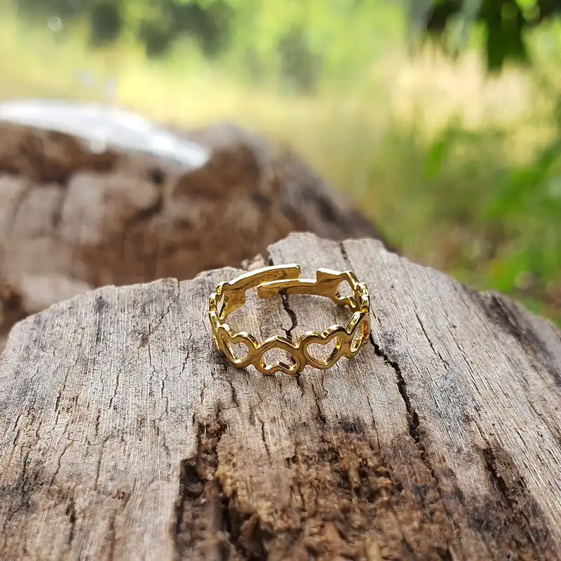 انگشتر پا زنانه ماصرم مدل قلب کد Ri3097