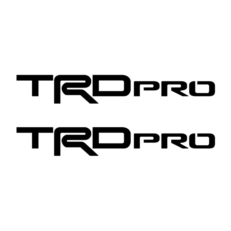 برچسب بدنه خودرو شیپرس طرح TRD کد ST003M بسته  دو عددی