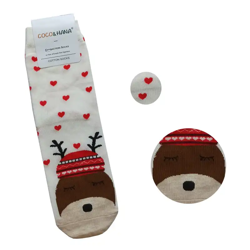 جوراب بچگانه کوکو هانا طرح زمستان مدل CC010