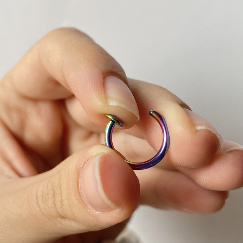 پیرسینگ مدل فیک گوش لب بینی کد B