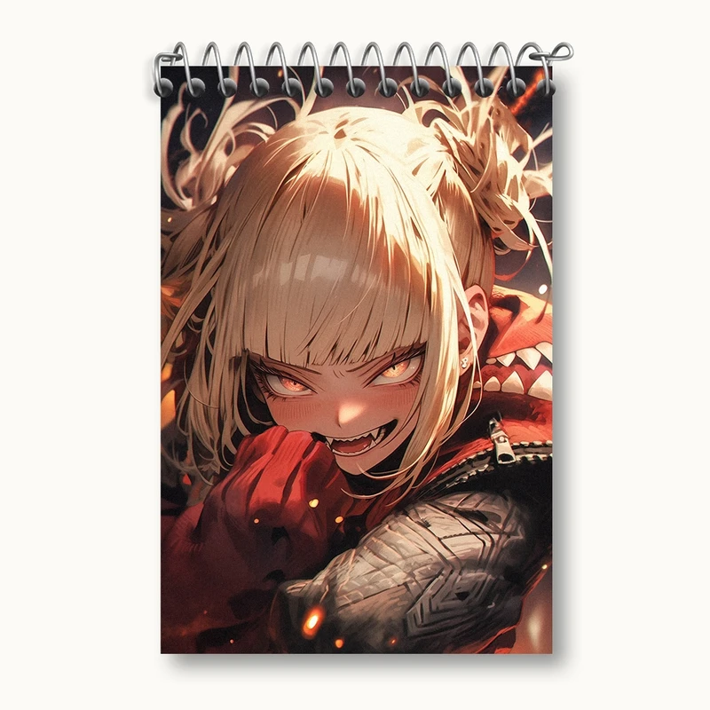 دفتر یادداشت 50 برگ خندالو مدل انیمه آکادمی قهرمان من کد F2841