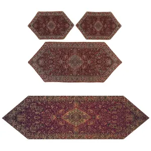 ست 4 تکه رومیزی ترمه کد RA48SET30