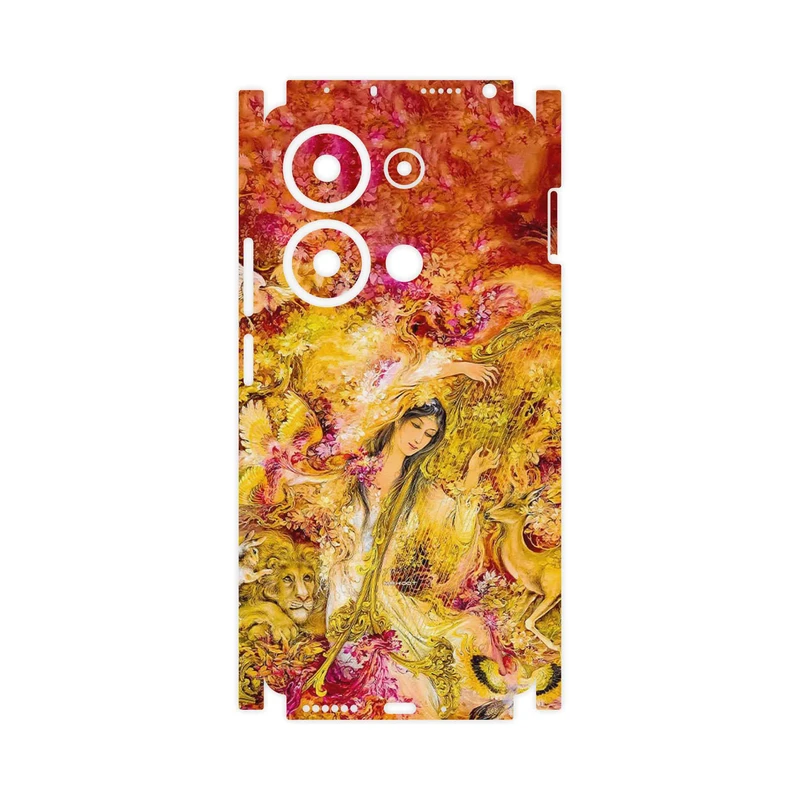برچسب پوششی ماهوت مدل Persian miniature 1-FullSkin مناسب برای گوشی موبایل شیائومی Redmi Note 13 Pro 4G