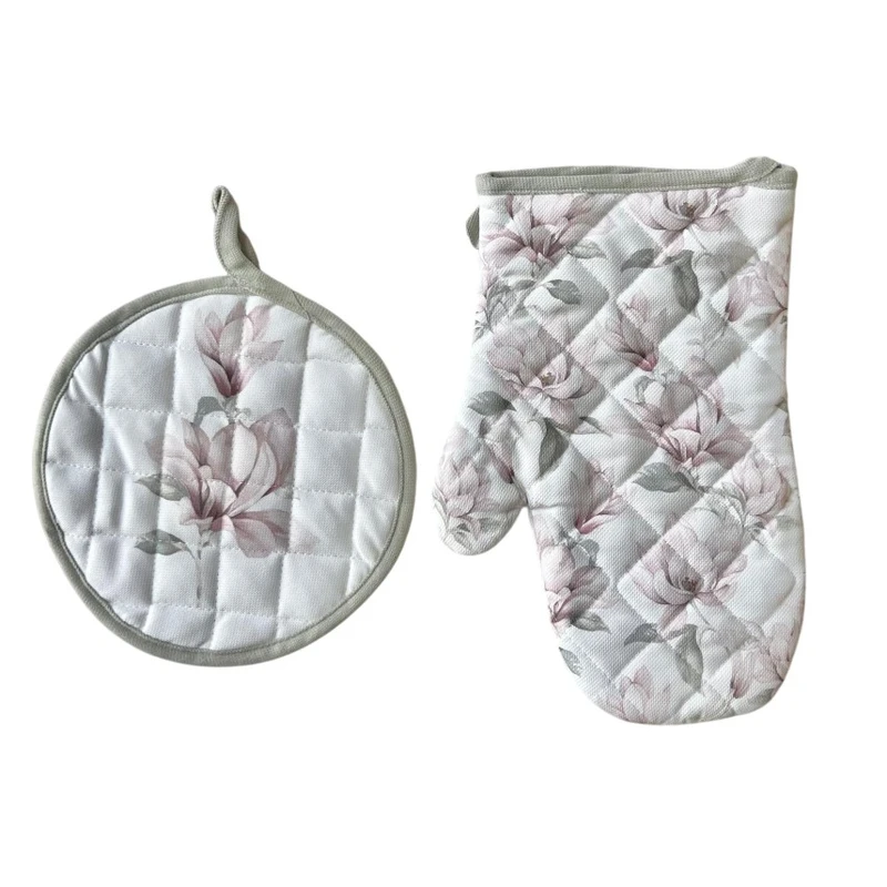 دستگیره و دستکش فر انگلیش هوم مدل Magnolia