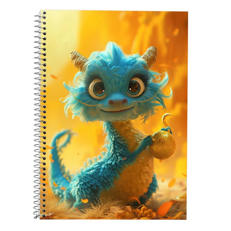 دفتر لغت 50 برگ مدوپد طرح اژدها کد DF16795