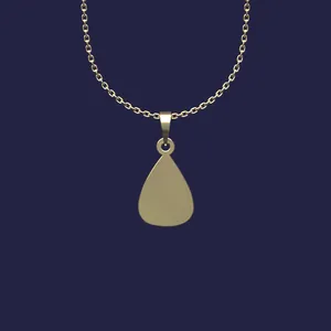 گردنبند طلا 18 عیار زنانه مدوپد مدل هندسی کد Y2-1-1278