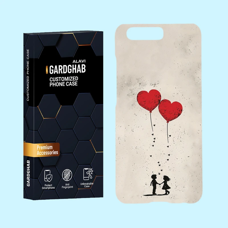 کاور گارد قاب علوی مدل عاشقانه مناسب برای گوشی موبایل هواوی P10